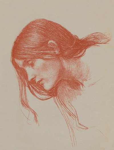 Phyllis and Demophoon Study、c1897 作： John William Waterhouse