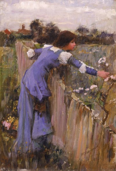 フラワーピッカー 作： John William Waterhouse