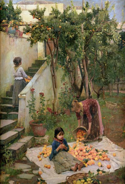 オレンジギャザラー 作： John William Waterhouse