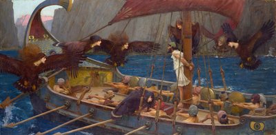 ユリシーズとサイレン 作： John William Waterhouse