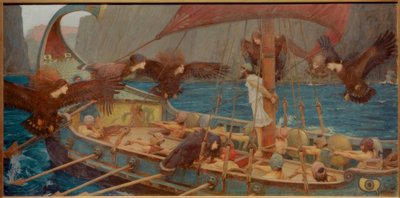 ユリシーズとサイレン 作： John William Waterhouse