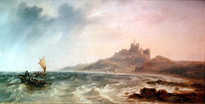 Bamburgh Castle（バンバーグ城 作： John Wilson Carmichael