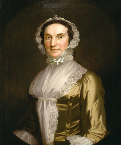 リチャードニコルス夫人の肖像、1749年 作： John Wollaston