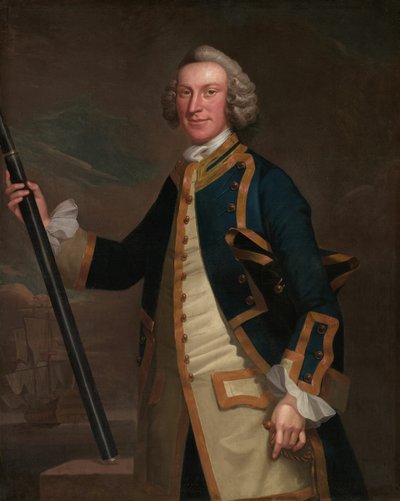 海軍士官の肖像 作： John Wollaston
