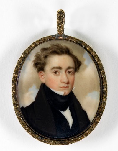 紳士の肖像」1832年 作： John Wood Dodge