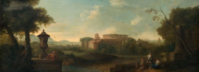 アヴェンティーノの丘から見たローマ、1710 年。 作： John Wootton