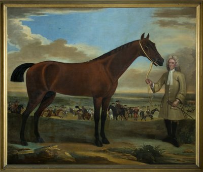 調教師のA.スコットマンが保有する湾岸競走馬「スカー 作： John Wootton
