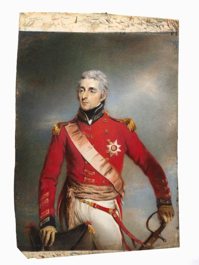 アーサーウェルズリーの肖像、後にウェリントン公爵の初代c。 1806-1807。 作： John Wright
