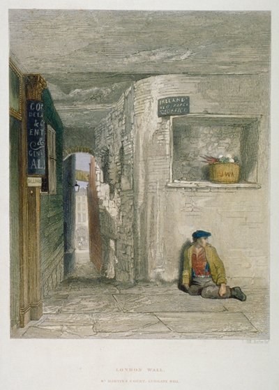 1851年、ロンドンのシティ、Ludgate HillにあるSt Martin