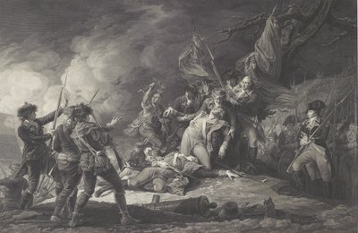 モンゴメリー将軍の死、ケベックの攻撃、1775年12月、1798年 作： John after Trumbull
