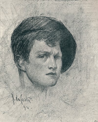 ジョンダコスタの自画像、c1895 作： John da Costa