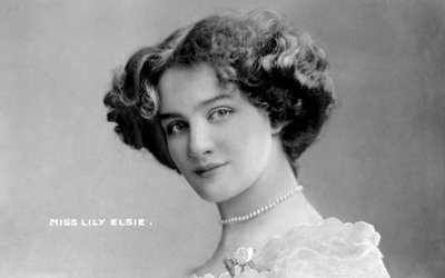 リリー・エルシー 1886年～1962年、英国の女優、20世紀初頭。 作： Johnston and Hoffman