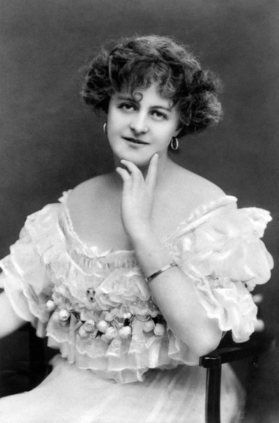 マリー・スタッドホルム 1875～1930年、英国の女優、1900年代。 作： Johnston and Hoffmann