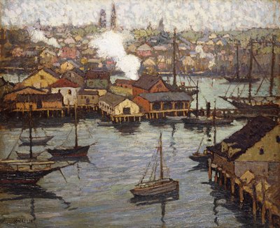 イーストグロスターのバナーヒルからの眺め 作： Jonas Lie