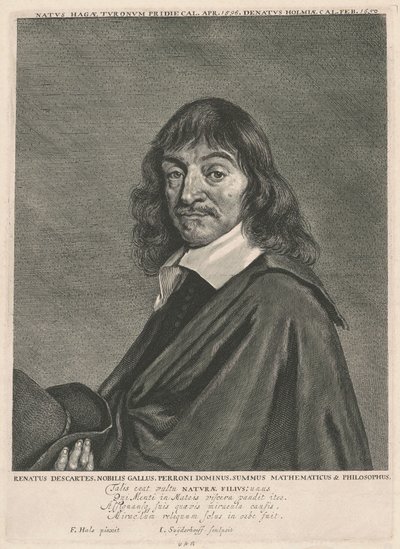 ルネ・デカルト 作： Jonas Suyderhoff, after Frans Hals