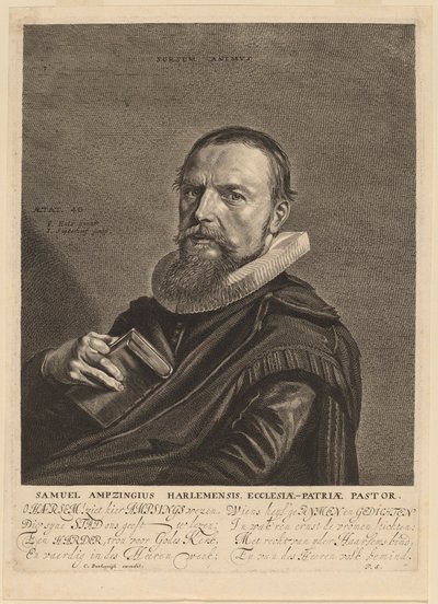 サミュエル・アンプジング 作： Jonas Suyderhoff after Frans Hals
