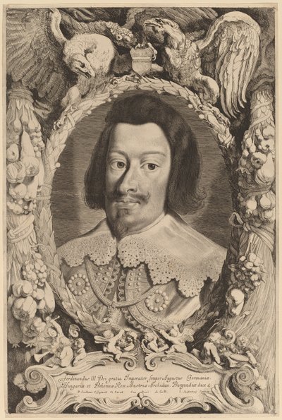 皇帝フェルディナンド 3 世 作： Jonas Suyderhoff after Pieter Claesz Soutman