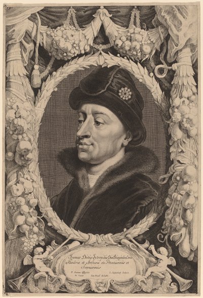 ブルゴーニュ公ジョン・ザ・フィアレス 作： Jonas Suyderhoff after Pieter Claesz Soutman