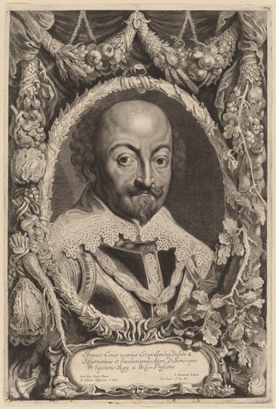 ジョン、ナッソー伯 作： Jonas Suyderhoff after Sir Anthony van Dyck