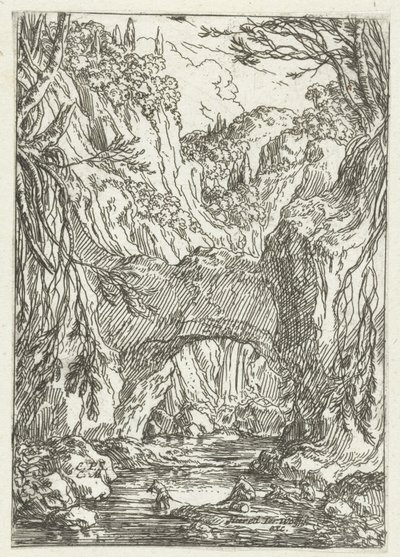 岩橋のある風景 作： Jonas Umbach