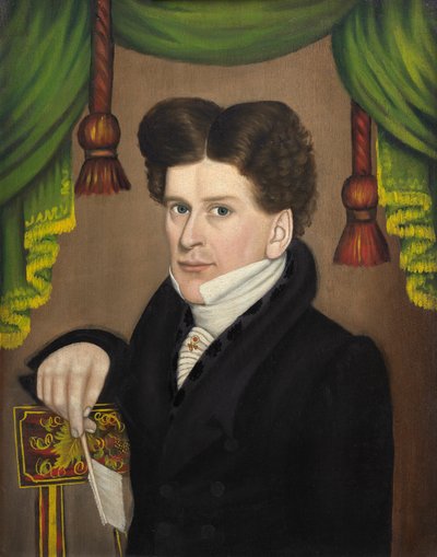 ペンを持つ男 作： Jonas Welch Holman