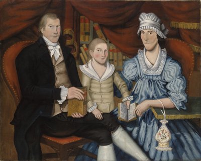 ジョージ・エリオットと家族の肖像、c.1798 作： Jonathan Budington