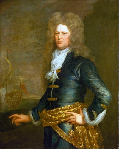 ジョン・バルヒェン提督（1670-1744） 1695年頃 油彩・カンヴァス 作： Jonathan Richardson