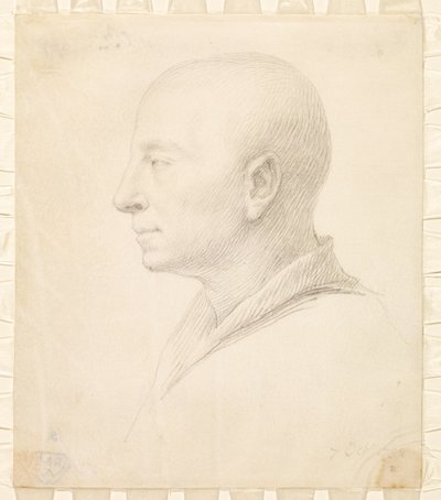 プロフィールの自画像、1732年10月7日 作： Jonathan Richardson