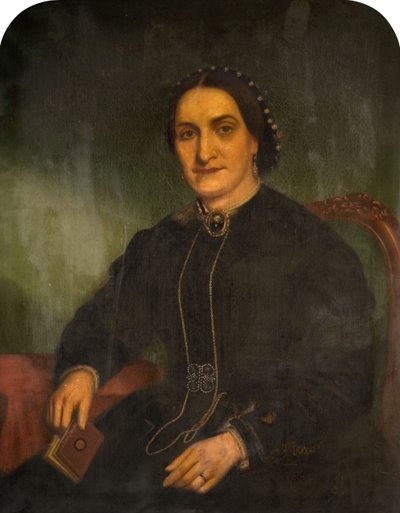 ジョージ・ヘインズ夫人の肖像（1850-1900年）。 作： Jonathon Pratt