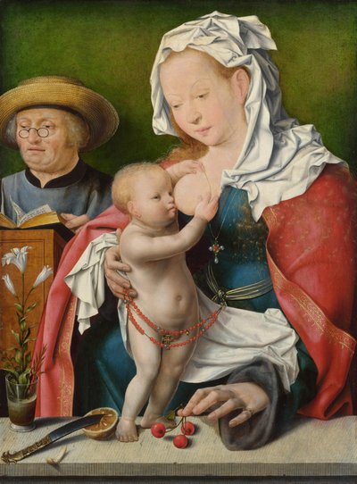 聖家族、c。 1520 作： Joos van Cleve