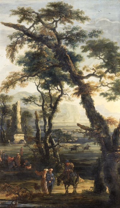 乞食のいる風景 作： Joos or Josse de Momper