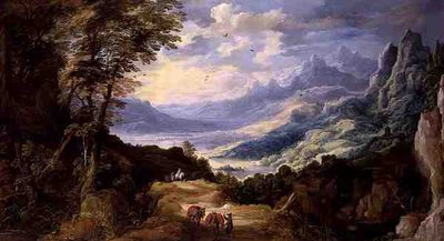 トラベラーのいる風景 作： Joos or Josse de The Younger Momper