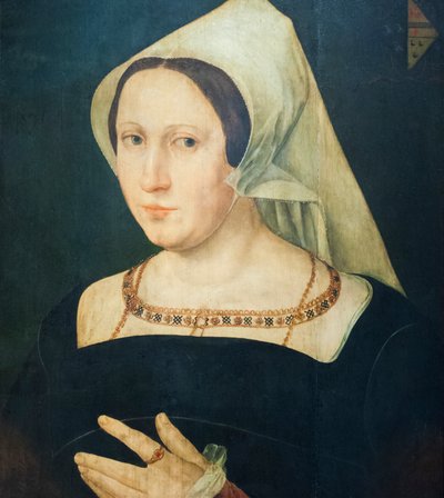 アンナ・ヴァン・スパンゲン、エイドリアン・ヴァン・デル・ゴースの妻 作： Joos van (after) Cleve