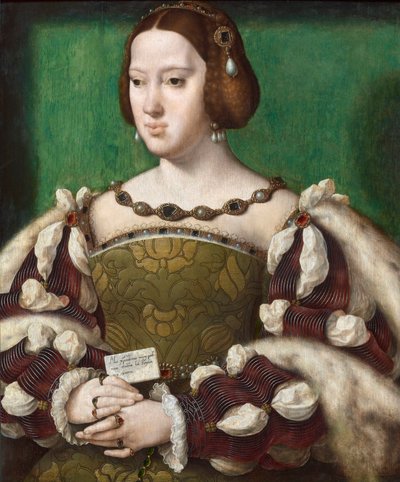 オーストリアのエレノーラ、フランス王妃（1498年-1558年） 作： Joos van Cleve