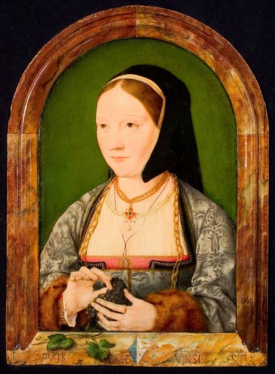 アニエテ・ファン・デン・レインの肖像 作： Joos van Cleve