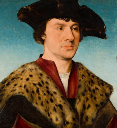 男の肖像、c.1520-30 作： Joos van Cleve