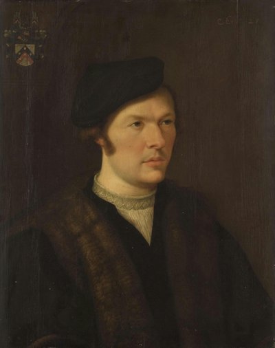 男性の肖像（おそらくニカシウス・ハンネマン 作： Joos van Cleve