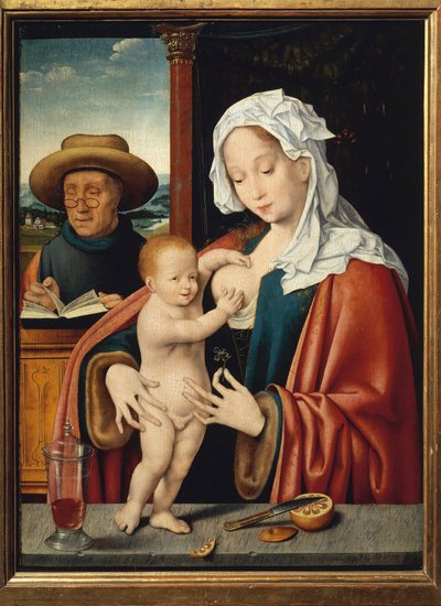 聖家族（絵画 作： Joos van Cleve