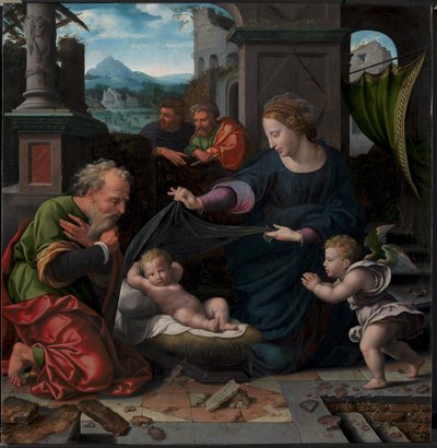 聖家族 作： Joos van Cleve