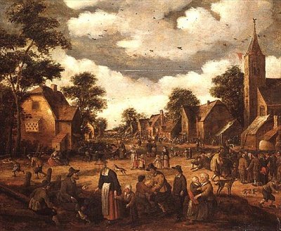 村の風景 作： Joost Cornelisz