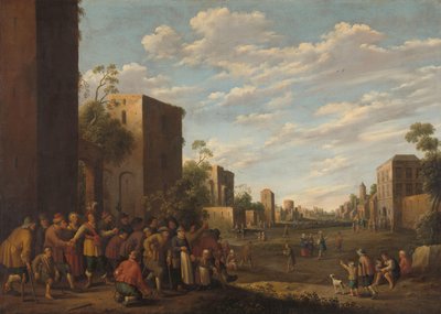 貧しい人々を収容する 作： Joost Cornelisz Droochsloot