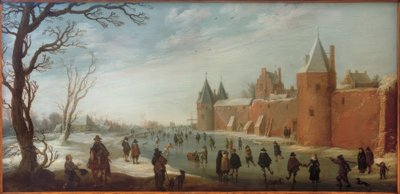 市堀のスケーター 作： Joost Cornelisz. Droochsloot