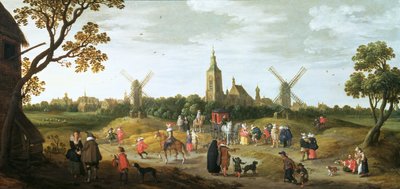 1624年夏（パネル）（81007ペア） 作： Joost Cornelisz. Droochsloot