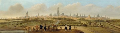 ユトレヒト市街の眺め 作： Joost Cornelisz Droochsloot