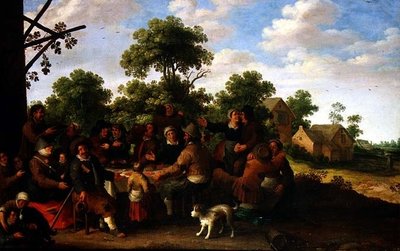 村のごちそう 作： Joost Cornelisz. Droochsloot