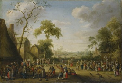 村の風景、1637 作： Joost Cornelisz. Droochsloot