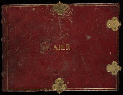 空飛ぶ動物と両生類 (Aier)、第 IV 巻 作： Joris Hoefnagel
