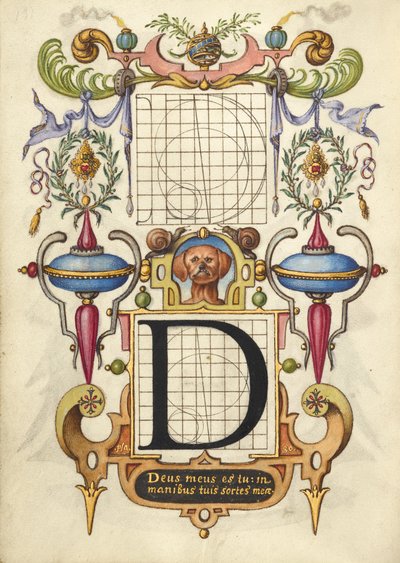 文字Dの作図法 作： Joris Hoefnagel