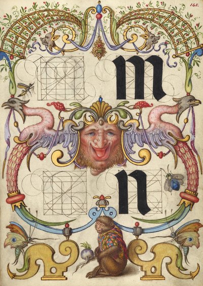文字mとnの作図指南 作： Joris Hoefnagel