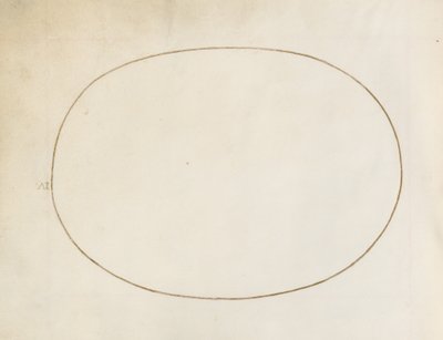 プレート 4: 空の楕円形 作： Joris Hoefnagel